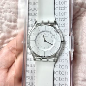 Brand New Swatch White Classiness Watch